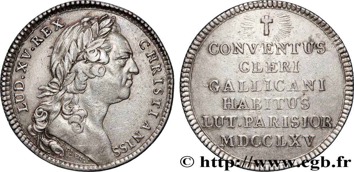 ASSEMBLÉE DU CLERGÉ ET JETONS RELIGIEUX Louis XV SS
