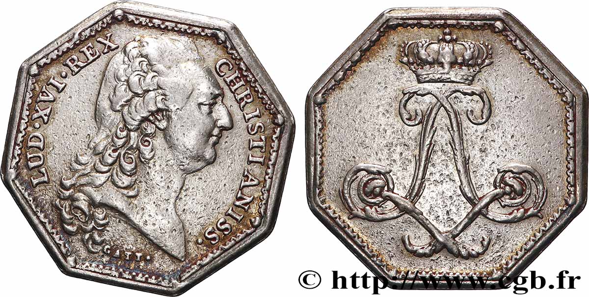 CASINOS ET JEUX Jeton de jeu du Roi TB+