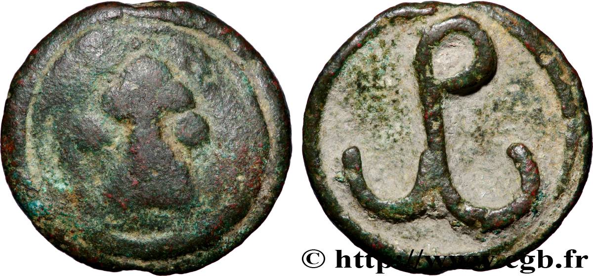 ROUYER - XI. MÉREAUX ET PIÈCES ANALOGUES Méreau indéterminé TB/TTB