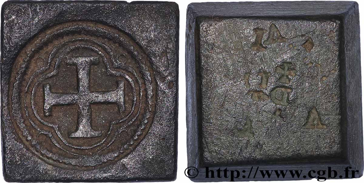 ESPAGNE Poids monétaire pour le double écu de Charles Quint TTB