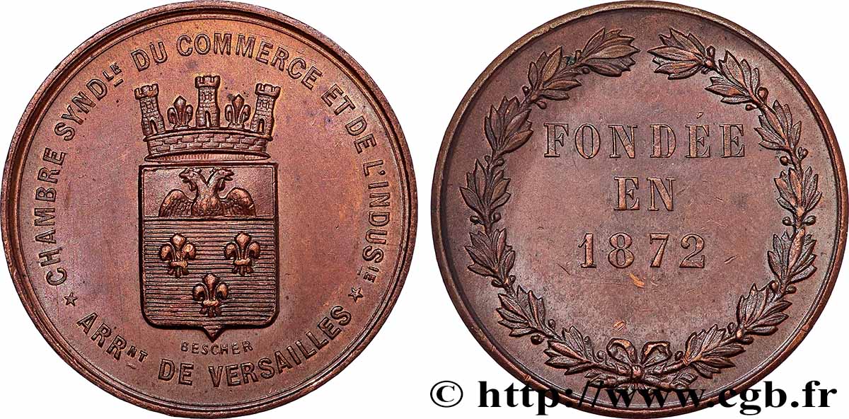 ASSOCIATIONS PROFESSIONNELLES - SYNDICATS UNION VERSAILLAISE DU COMMERCE ET DE L&nbsp;INDUSTRIE  TTB+