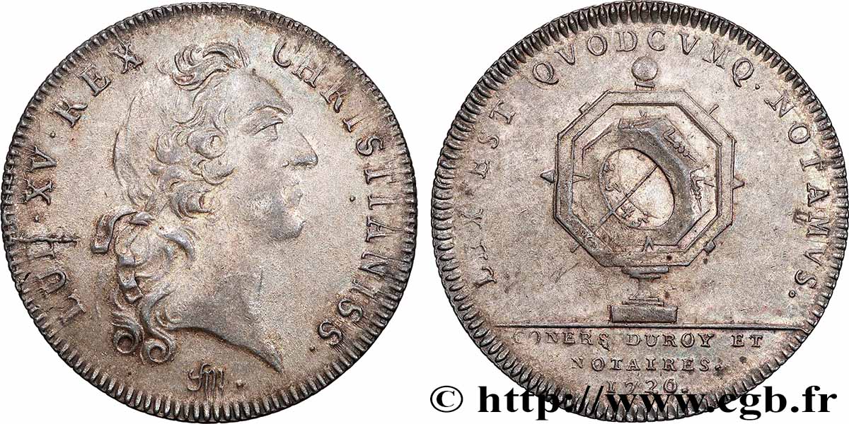 NOTAIRES ROYAUX Notaires de Paris - Louis XV TTB