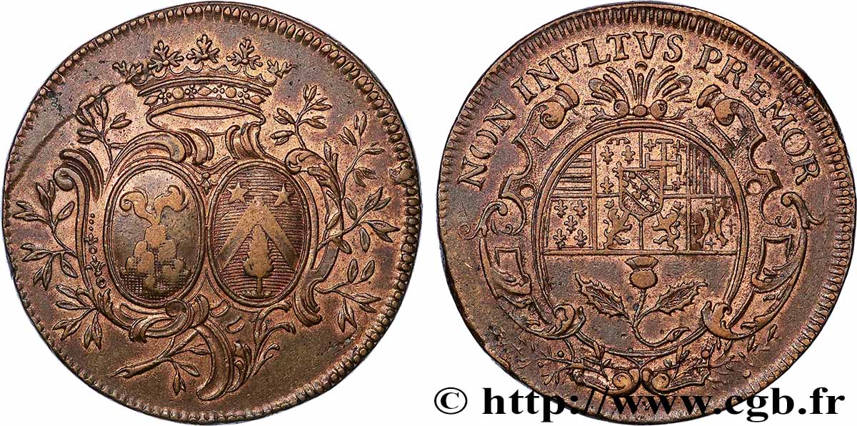 LORRAINE - NOBLESSE ET VILLES Chaumont de la Galaisière et de sa femme Bergeret TTB