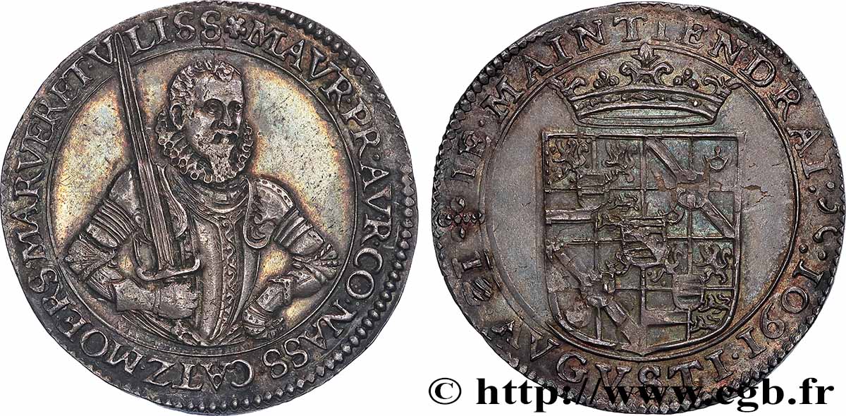 ORANGE - PRINCIPAUTÉ D&nbsp;ORANGE - MAURICE DE NASSAU LE PRINCE MAURICE EST PROCLAME COMTE DE MEURS SUP