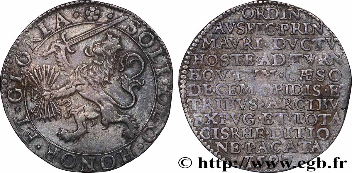 PAYS-BAS - PROVINCES-UNIES - HOLLANDE Victoire à Turnhout TTB+