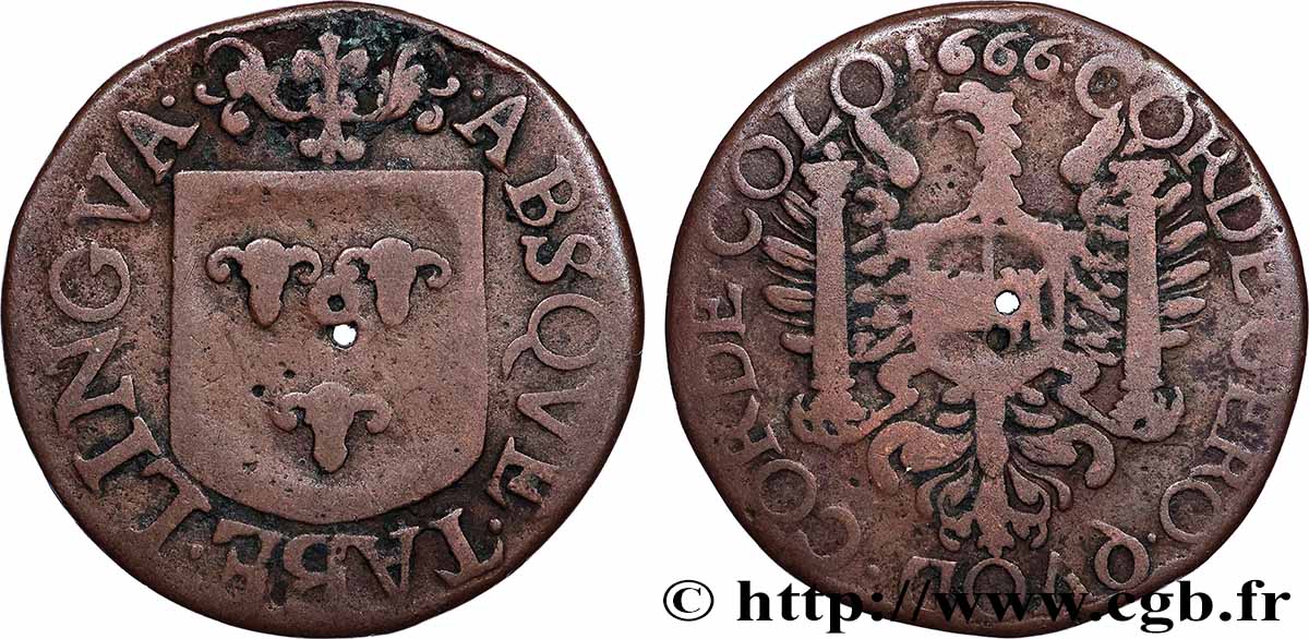 FRANCHE-COMTÉ - VILLE DE BESANÇON Belin de Vesoul TB