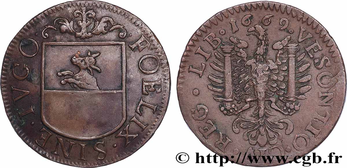 FRANCHE-COMTÉ - VILLE DE BESANÇON Bouvot TTB+/TTB