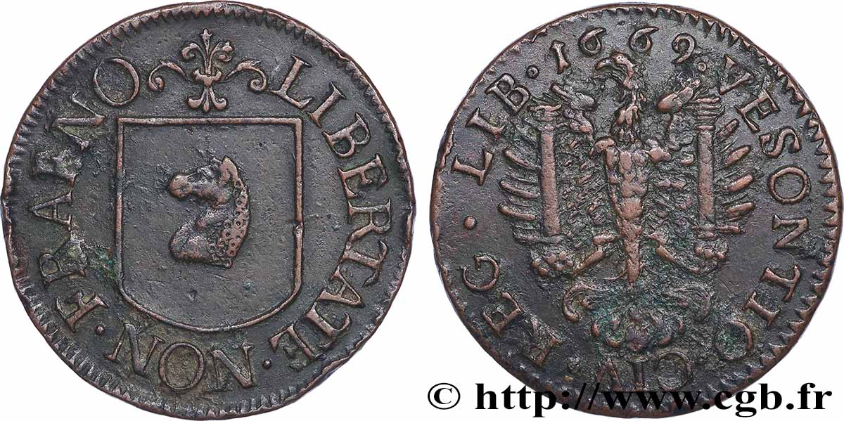 FRANCHE-COMTÉ - VILLE DE BESANÇON Franchet de Rans TTB