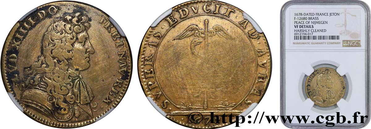 LOUIS XIV LE GRAND ou LE ROI SOLEIL La paix de Nimègue TTB