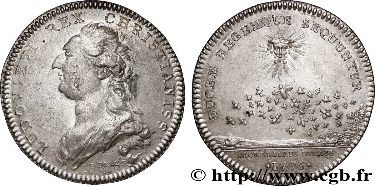 SECRÉTAIRES DU ROI Émission de 1780 TTB+