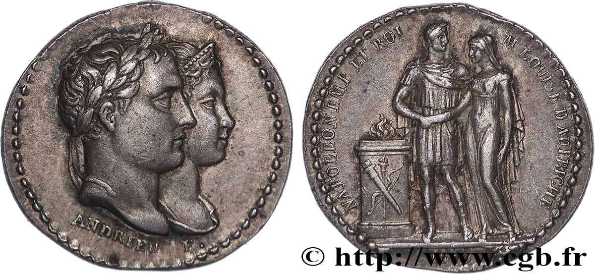 AMOUR ET MARIAGE Quinaire du mariage de Napoléon et de Marie-Louise SUP