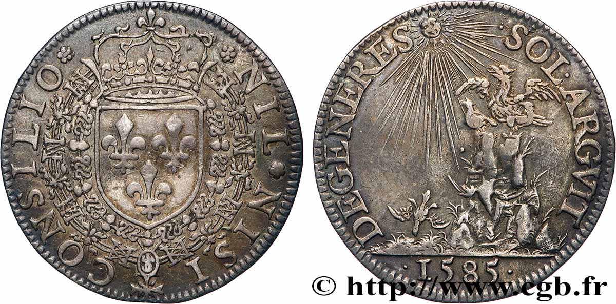 CONSEIL DU ROI Henri III TTB