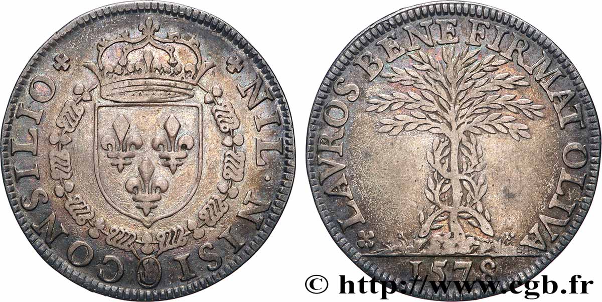 CONSEIL DU ROI Henri III TTB