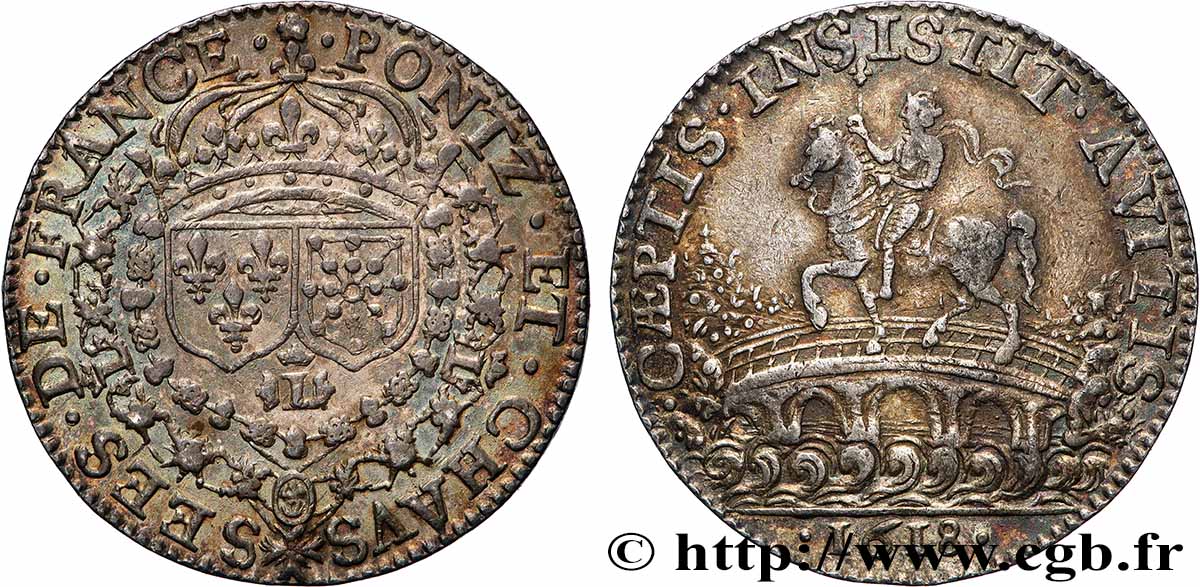 PONTS ET CHAUSSÉES Louis XIII TTB+/TTB