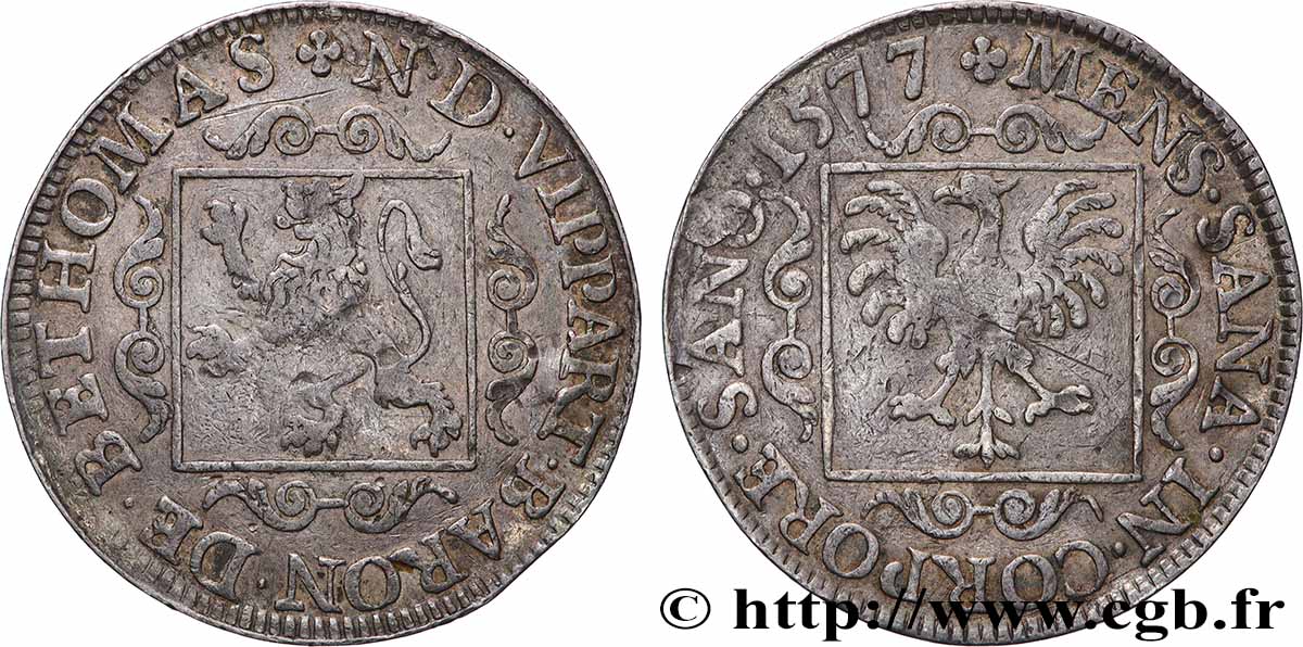 NORMANDY (GENTRY AND TOWNS OF...) Nicolas de Vippart, seigneur de Silli, Baron de Bethomas XF