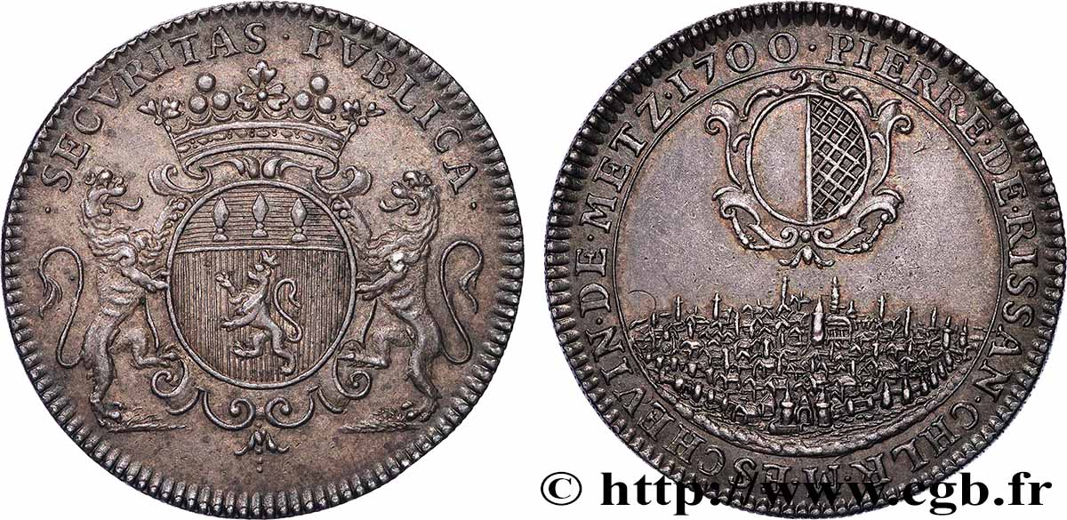 LORRAINE - CITY OF METZ PIERRE DE RISSAN, échevin de Metz AU