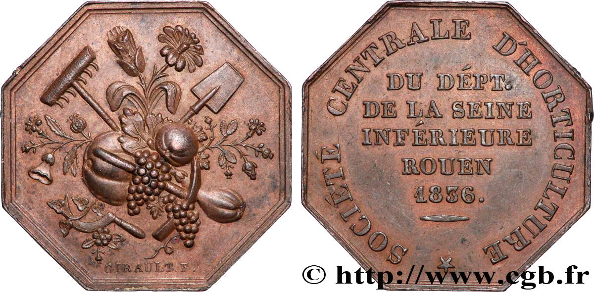 SOCIÉTÉS D&nbsp;AGRICULTURE, HORTICULTURE, PÈCHE ET CHASSE SOCIETE CENTRALE D&nbsp;HORTICULTURE - ROUEN AU