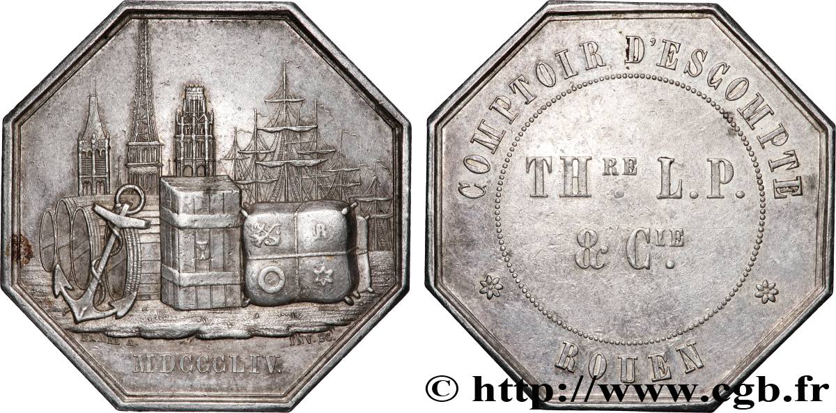 BANQUES PROVINCIALES Comptoir d’escompte de Rouen fVZ