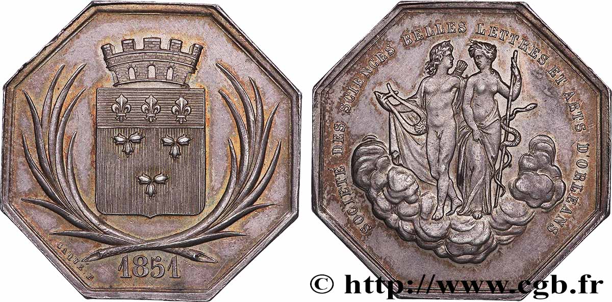 ACADÉMIES ET SOCIÉTÉS SAVANTES Société des Sciences, Belles-Lettres et Arts d’Orléans TTB+