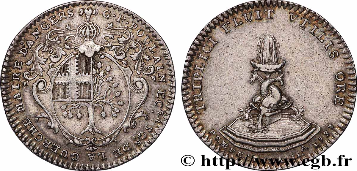 ANJOU - NOBLESSE Germain-François Poulain, maire d’Angers TTB