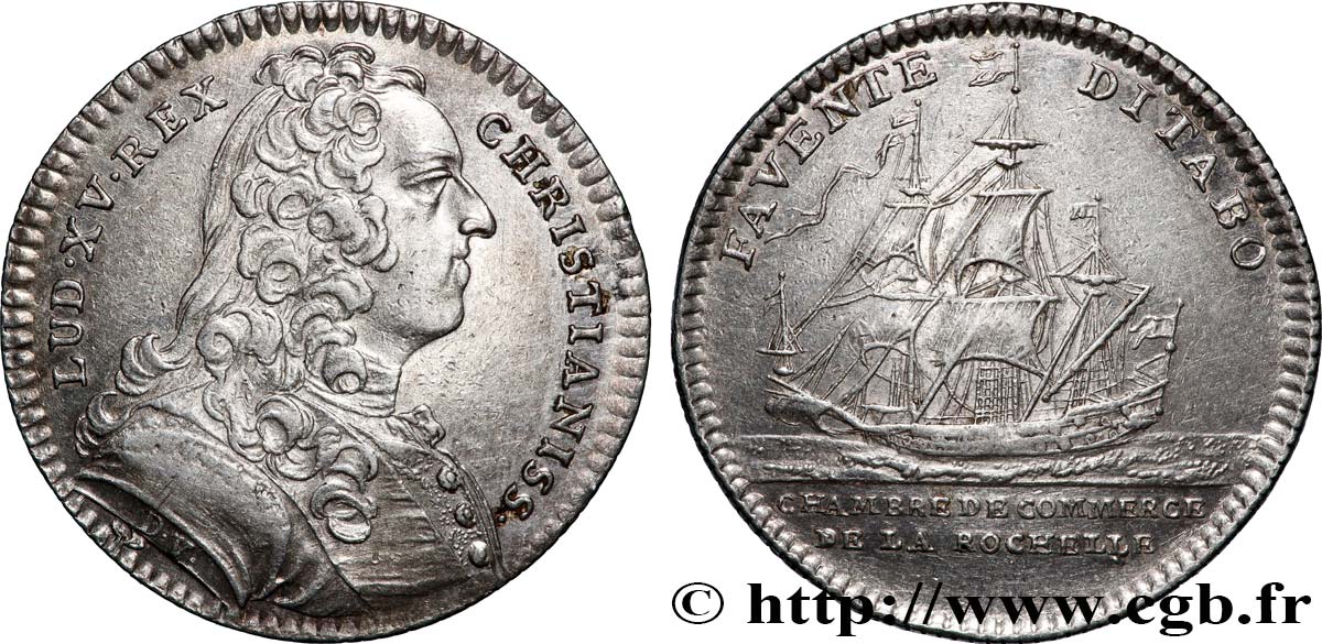 CHAMBRES DE COMMERCE Chambre de commerce de La Rochelle, émission de 1740 (Louis XV) BB
