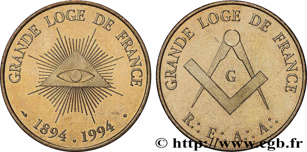 FRANC-MAÇONNERIE - PARIS GRANDE LOGE DE FRANCE  VZ