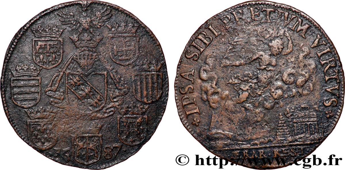 LORRAINE - DUCHÉ DE LORRAINE - CHARLES III LE GRAND DUC La reconstitution du Trésor TB+