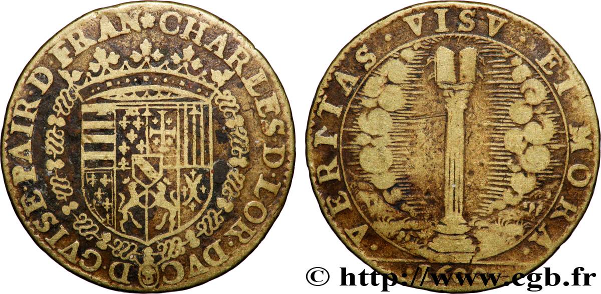 LORRAINE - NOBLESSE ET VILLES Charles de Lorraine duc de Guise TTB/TB+