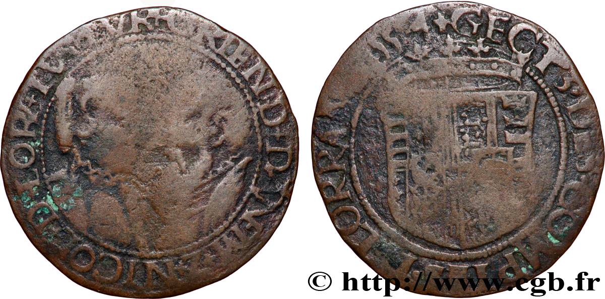 LORRAINE - CHAMBRE DES COMPTES - CHRISTINE DE DANEMARK ET NICOLAS DE LORRAINE CHRÉTIENNE DE DANEMARK ET NICOLAS DE LORRAINE TB