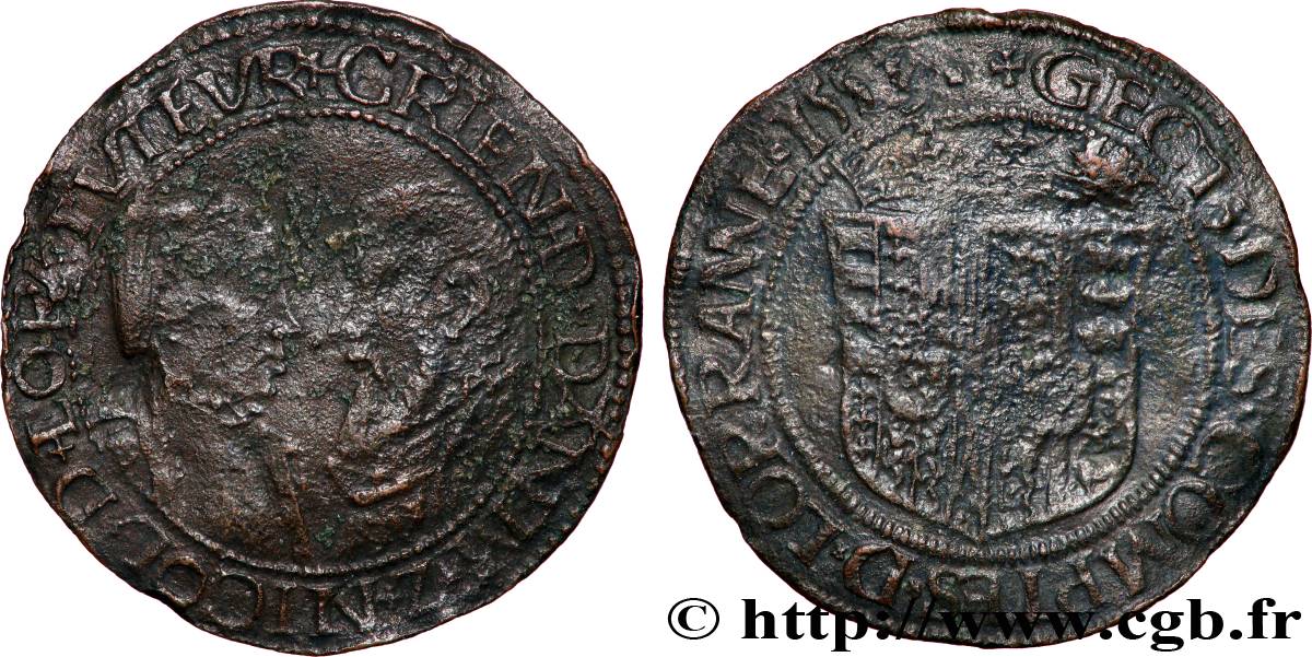 LORRAINE - CHAMBRE DES COMPTES - CHRISTINE DE DANEMARK ET NICOLAS DE LORRAINE CHRÉTIENNE DE DANEMARK ET NICOLAS DE LORRAINE TB