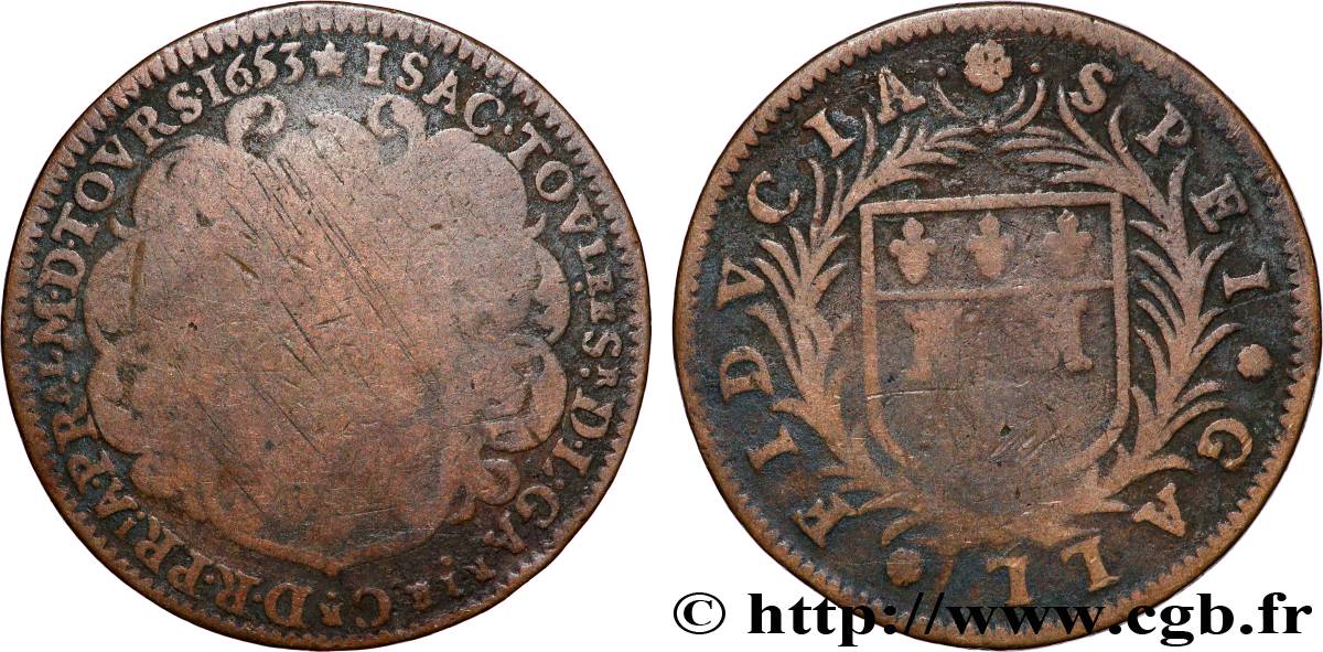 TOURAINE - NOBLESSE ET VILLES Isaac Touchelée, maire de Tours S