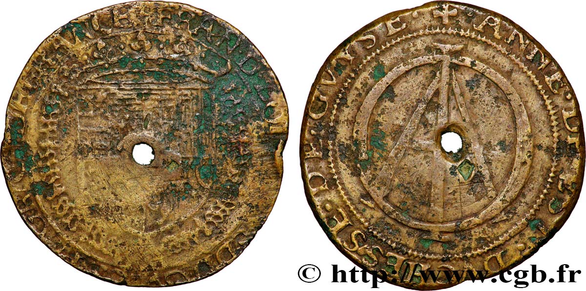 LORRAINE - DUCHÉ DE LORRAINE - FRANÇOIS III François de Lorraine et d&nbsp;Anne d&nbsp;Este B+