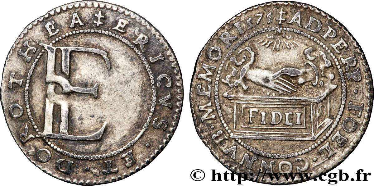 LORRAINE - DUCHÉ DE LORRAINE - FRANÇOIS III Mariage d’Eric de Brunswick et de Dorothée, fille de Nicolas de Lorraine TTB