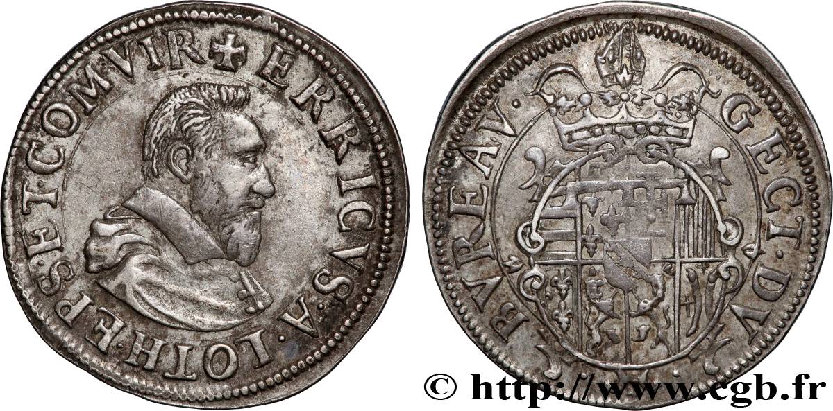 VERDUN - ÉVÊCHÉ DE VERDUN - ERRIC DE LORRAINE-VAUDÉMONT Jeton du bureau SS