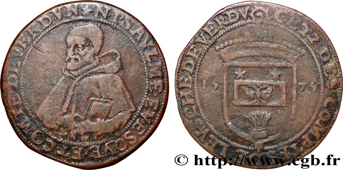 LORRAINE : NOBLESSE ET VILLES Nicolas Psaulme, évêque et comte de Verdun fSS