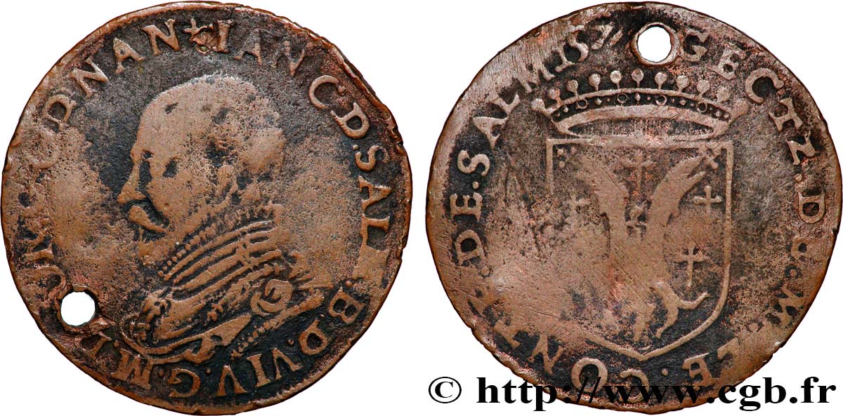 LORRAINE - NOBLESSE ET VILLES Jean IX de Salm, sénéchal de Lorraine, comte de Salm TB