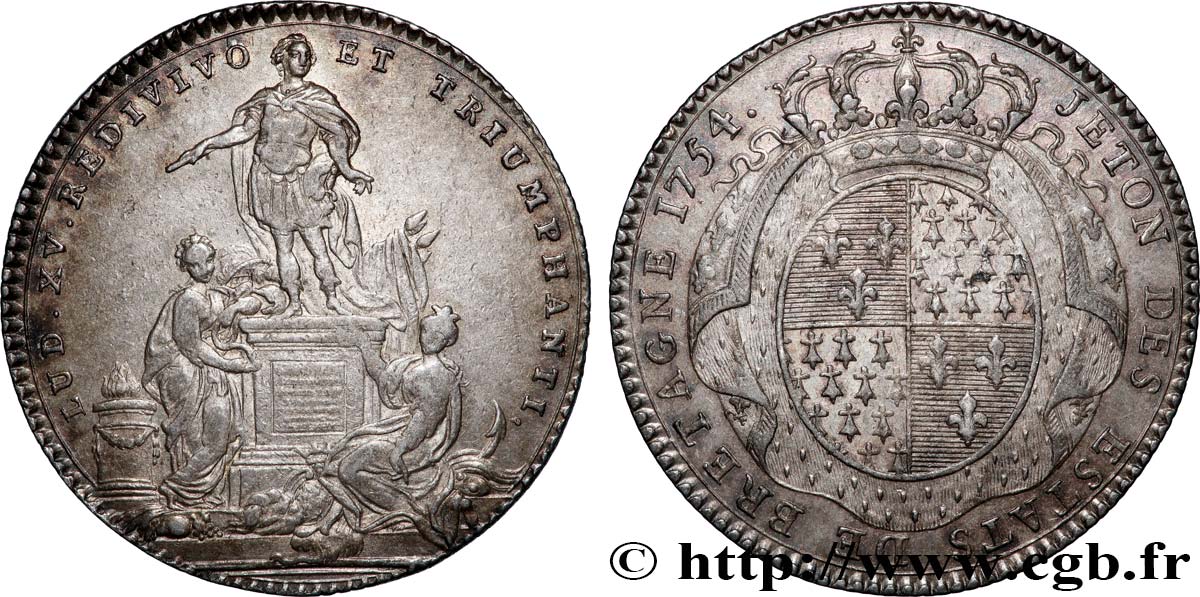 BRETAGNE (ÉTATS DE...)  États de Rennes TTB+/SUP