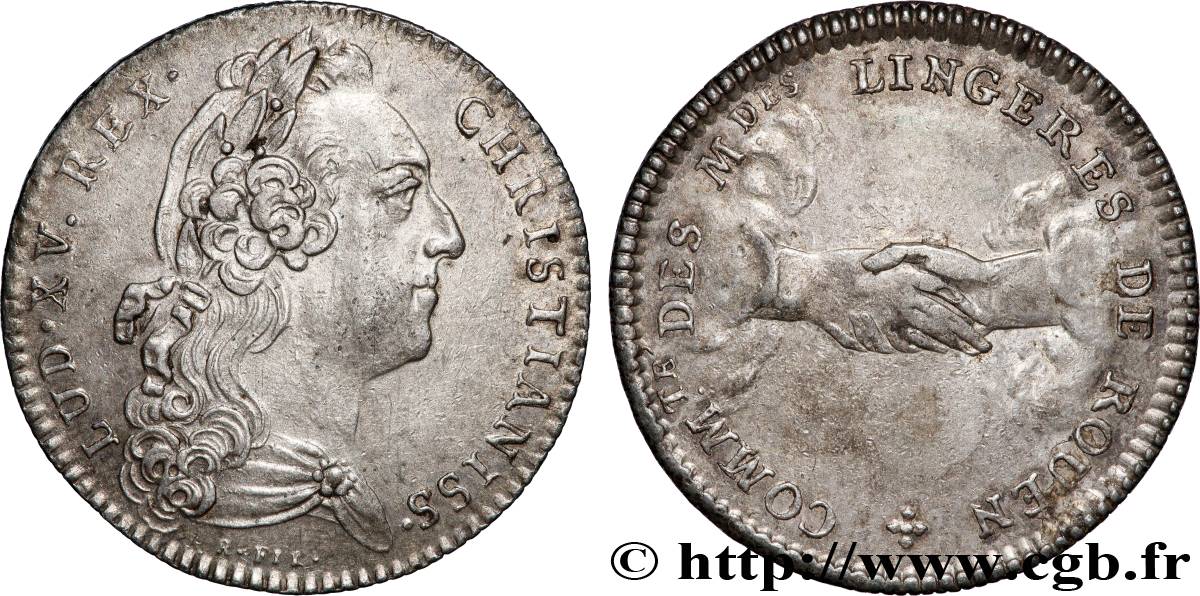 CORPORATIONS Jeton Ar 28, marchandes-lingères XF