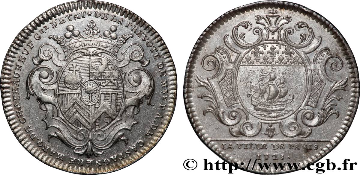 ILE DE FRANCE - TOWNS AND GENTRY Pierre-Antoine de Castagnère, marquis de Châteauneuf AU