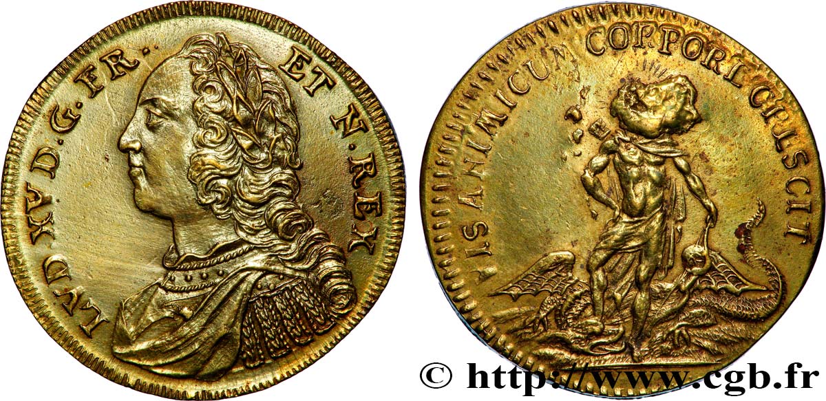 ROUYER - X. JETONS DE NUREMBERG LOUIS XV DIT LE BIEN AIMÉ TTB