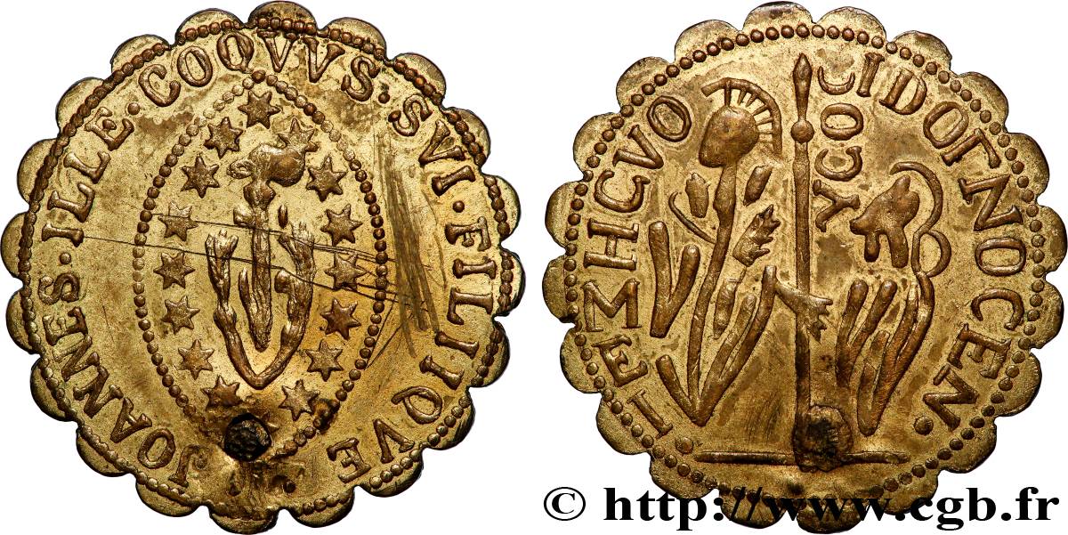 ENTREPRISES, INDUSTRIES ET COMMERCES DIVERS Jeton de compte de John Cook and Sons TTB