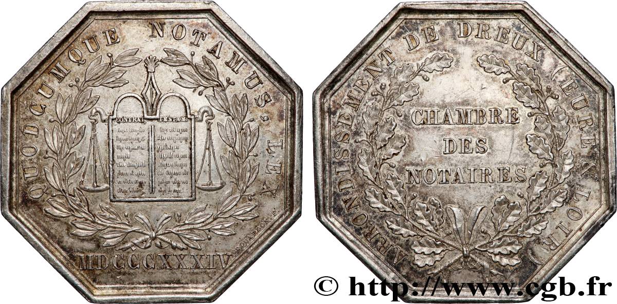 NOTAIRES DU XIXe SIECLE Notaires de Dreux AU