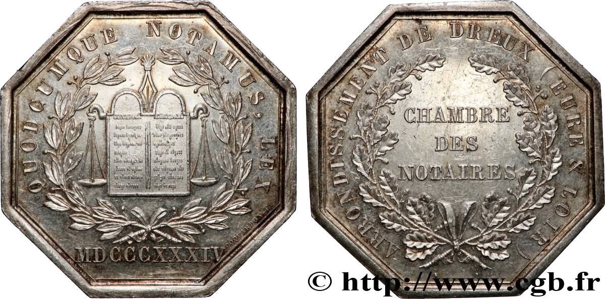 NOTAIRES DU XIXe SIECLE Notaires de Dreux VZ