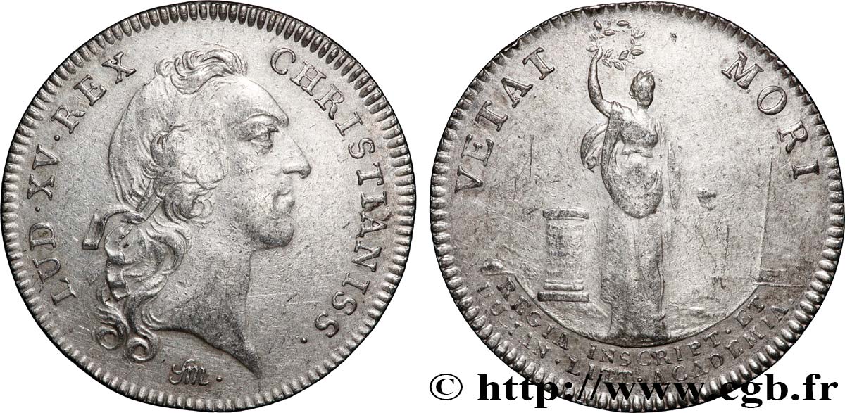 ACADÉMIE ROYALE DES INSCRIPTIONS ET BELLES-LETTRES Académie royale des Inscriptions et Belles-Lettres - Louis XV, émission de 1747 XF