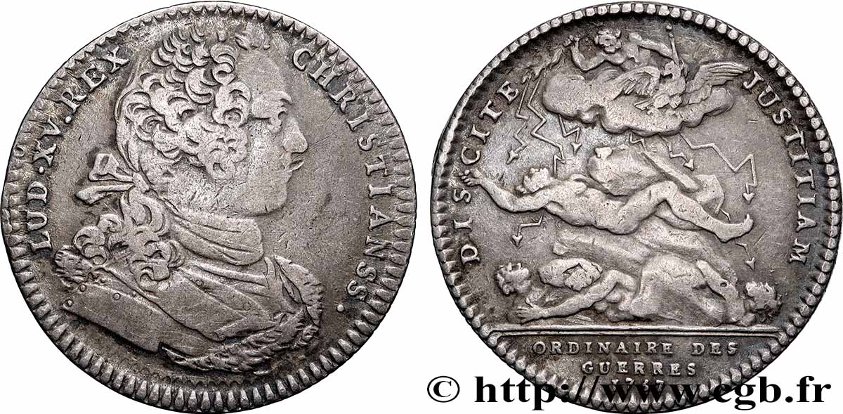 ORDINAIRE DES GUERRES Louis XV XF