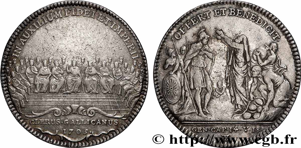 ASSEMBLÉE DU CLERGÉ ET JETONS RELIGIEUX  TTB