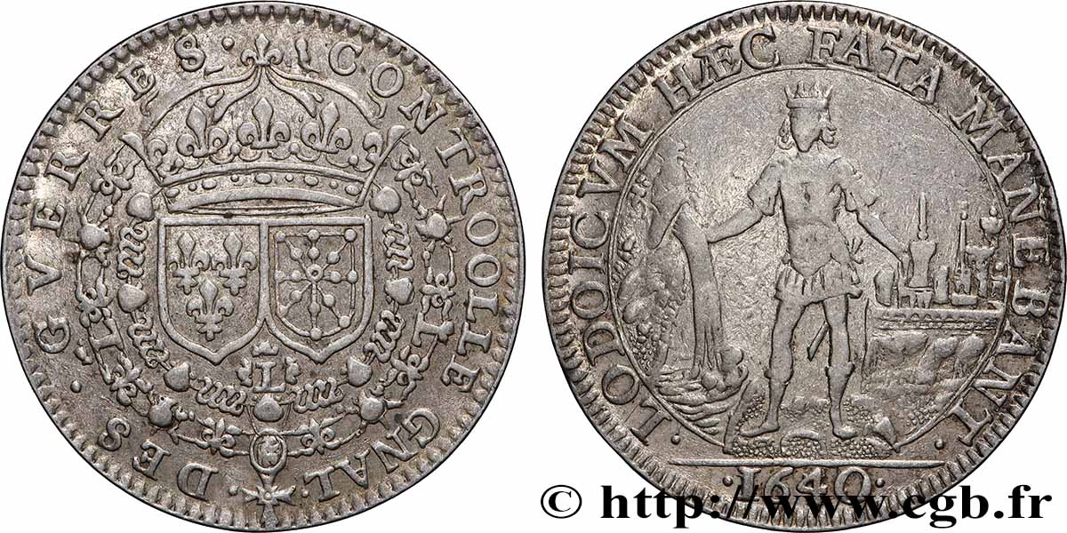 LOUIS XIII LE JUSTE Contrôle des guerres TTB