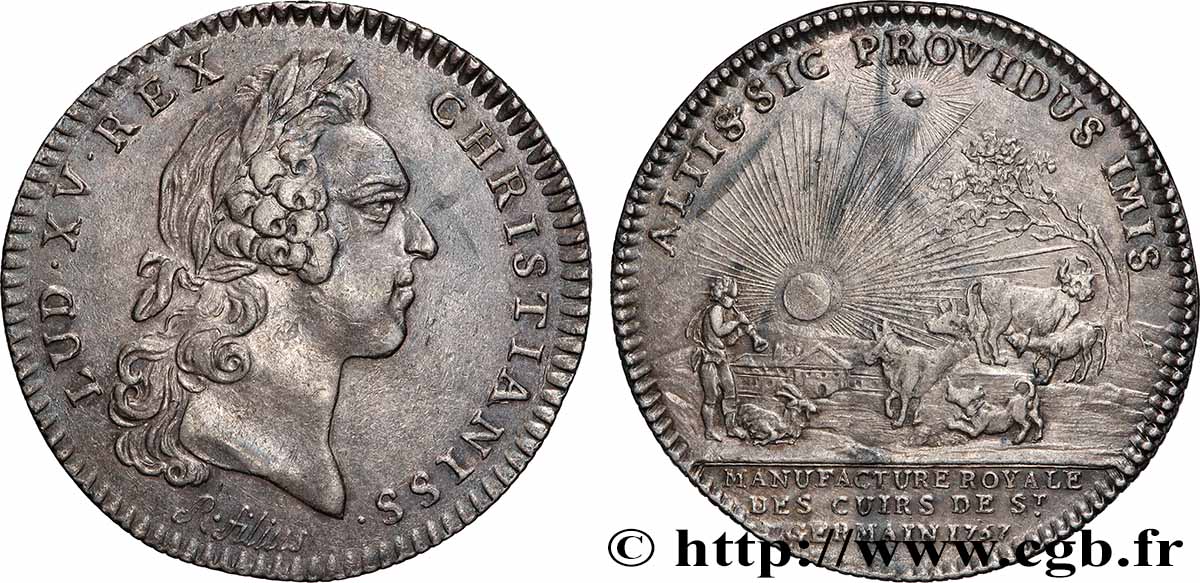 ILE DE FRANCE - VILLES et NOBLESSE Saint Germain en Laye - MANUFACTURE ROYALE DES CUIRS DE St GERMAIN TTB