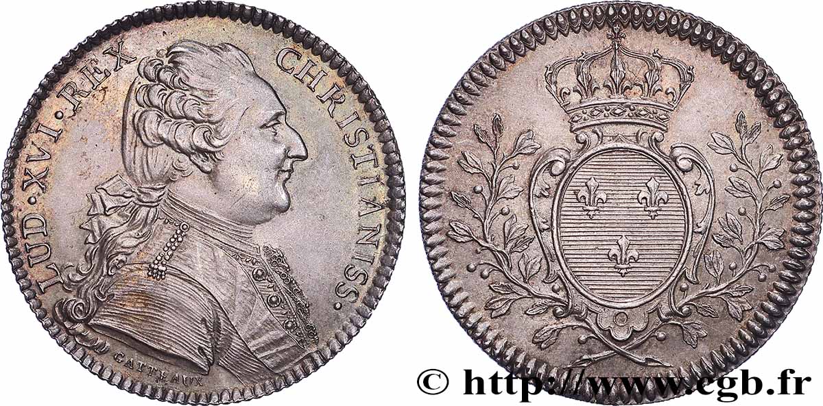 MISCELLANEOUS NOT ATTRIBUTED JETONS AND TOKENS LOUIS XVI fVZ/VZ