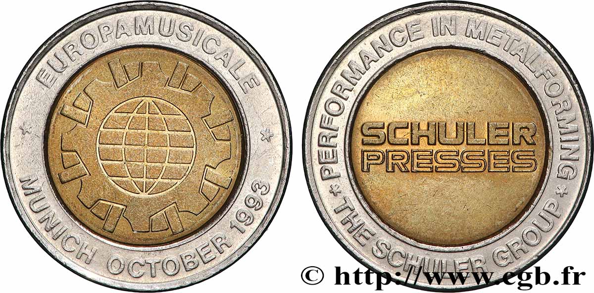 ADVERTISING TOKENS Jeton - Schuler Presses Europamusicale AU